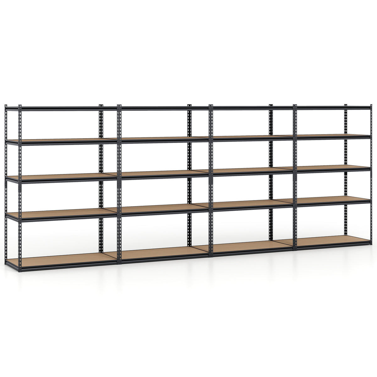 5-Tier Garage Shelving Unit 2200 LBS Heavy Duty Adjustable Utility Rack-Set of 2