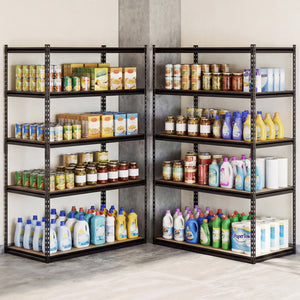 5-Tier Garage Shelving Unit 2200 LBS Heavy Duty Adjustable Utility Rack-Set of 4