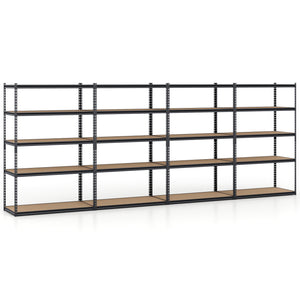 5-Tier Garage Shelving Unit 2200 LBS Heavy Duty Adjustable Utility Rack-Set of 4