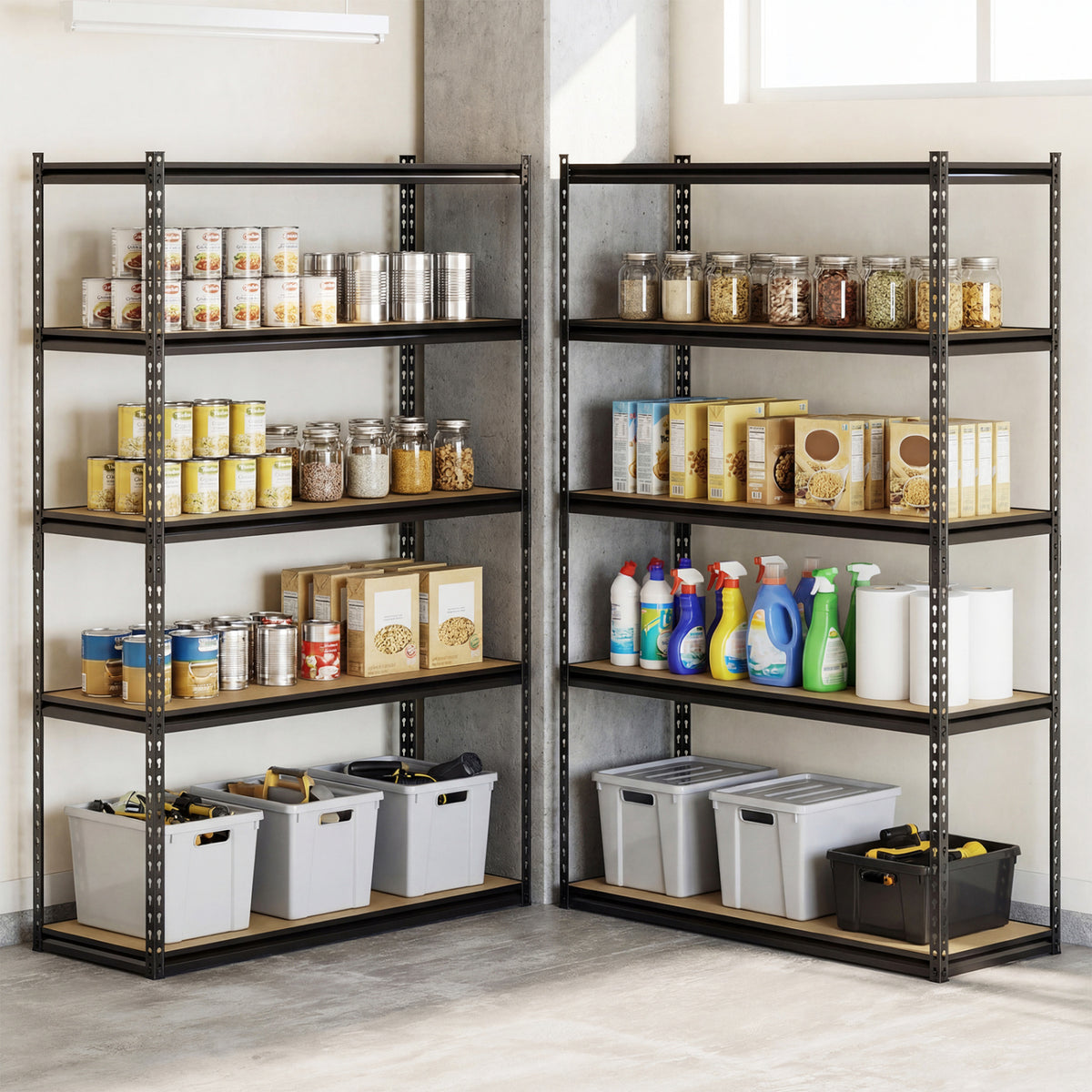 5-Tier Garage Shelving Unit for Warehouse and Basement-1 piece