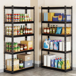 5-Tier Garage Shelving Unit 2200 LBS Heavy Duty Metal Storage Shelves-Set of 3