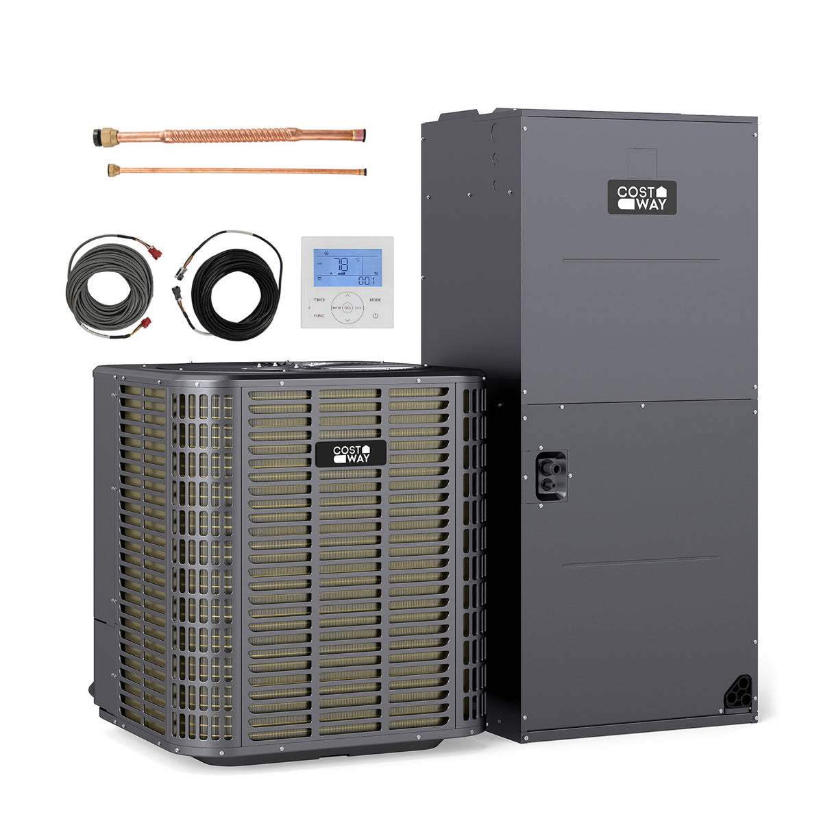 5 Ton 17 SEER2 High-Performance Heat Pump System (Operates down to 5 °F)
