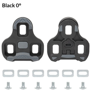 Road Pedal Cycling Shoes Cleats Self Locking Pedal Anti-Slip Cleat Compatible Look Road Bike Cycling Accessories Road Bike Cleats For Speed Cleats Indoor Outdoor Spin Cycling Pedals Cleat And Bicycle Clips Set
