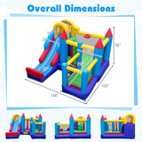 4-in-1 Inflatable Bounce Castle without Blower