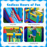 4-in-1 Inflatable Bounce Castle without Blower