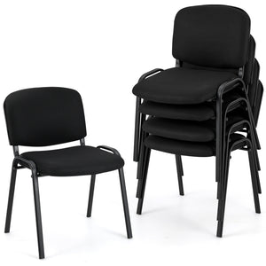 5 Pieces Elegant Conference Office Chair Set for Guest Reception-Set of 5