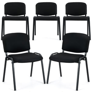 5 Pieces Elegant Conference Office Chair Set for Guest Reception-Set of 5