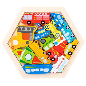 Children's Animal Fruit Creative Three-dimensional Puzzle Puzzle Educational Toys