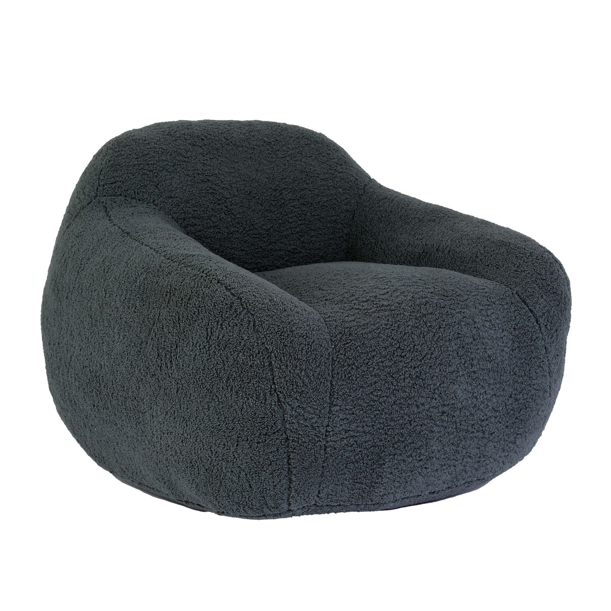Giant Bean Bag Chair, Spacious Memory Foam With Armrests by Couch.com