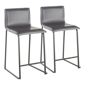 Mara - Upholstered Contemporary Counter Stool (Set of 2) by Couch.com