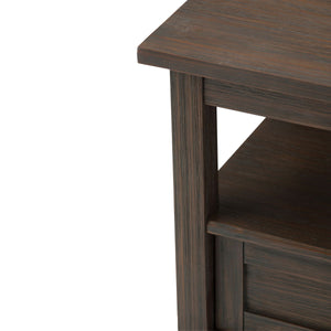 Warm Shaker - End Table - Farmhouse Brown by Couch.com