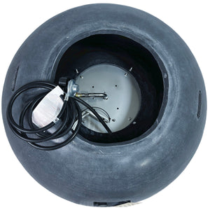 Outdoor Concrete Propane Gas Fire Pit Bowl by Couch.com