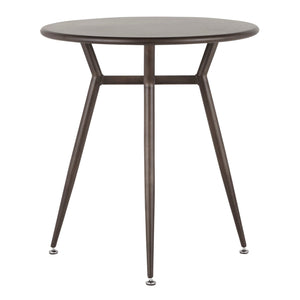 Clara - Industrial Round Dinette Table - Antique by Couch.com