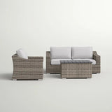 Stylish Sofa Seating Group With Cushions Perfect For Outdoor Gatherings by Couch.com