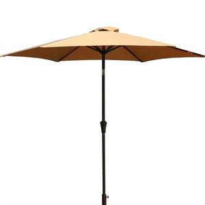 8.8' Outdoor Aluminum Patio Umbrella With 42 Pound Round Resin Umbrella Base by Couch.com