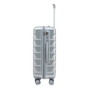3-Piece ABS Spinner Wheel Luggage Set with Combination Lock
