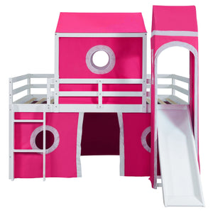 Loft Bed & Slide Tent And Tower by Couch.com