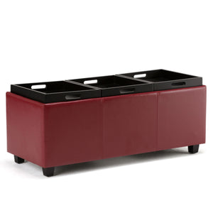 Avalon - Upholstered Storage Ottoman by Couch.com