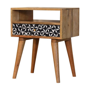 Mosaic Nightstand, 1 Drawer - Oak by Couch.com