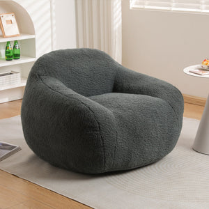 Giant Bean Bag Chair, Spacious Memory Foam With Armrests by Couch.com