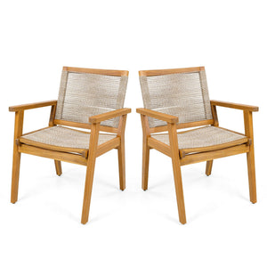 Outdoor Rope Dining Chair (Set of 2)