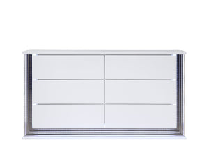 Moon - Smooth Dresser With LED - White by Couch.com