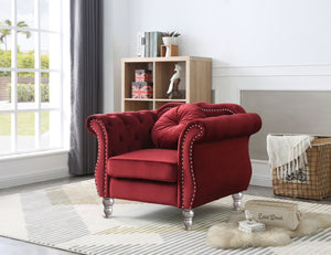Chic Transitional Flared Arm Chair by Couch.com