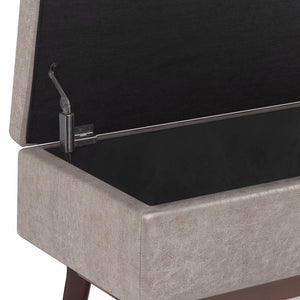 Owen - Upholstered Rectangular Storage Ottoman by Couch.com