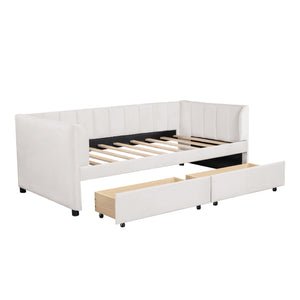 Upholstered Daybed With Ergonomic Design Backrest by Couch.com