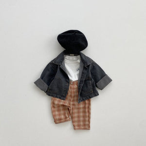 Men's Treasure Babies' Trousers Plaid Pants Leisure