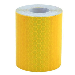 5cm*100cm Car Reflective Tape Safety Warning Car Decoration Waterproof White Silver Red Reflective Tape Sticker Reflector Protective Tape Strip Film Auto Motorcycle Sticker Reflective Tape for Trailer Car Truck Reflectors