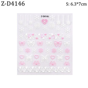 5D Sweater Nail Sticker Acrylic Engraved Winter Charm Designs Beauty Cloth Christmas Patterns Nails Art Decoration Tools  Nail Art Stickers Decor Tip Transfer Nail Decals Sticker For Pretty Girl Self-Adhesive Nail Decals Designer Nail Stickers