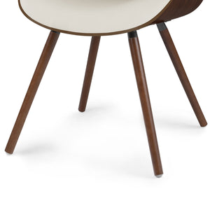 Malden - Bentwood Upholstered Dining Chair With Wood Back by Couch.com