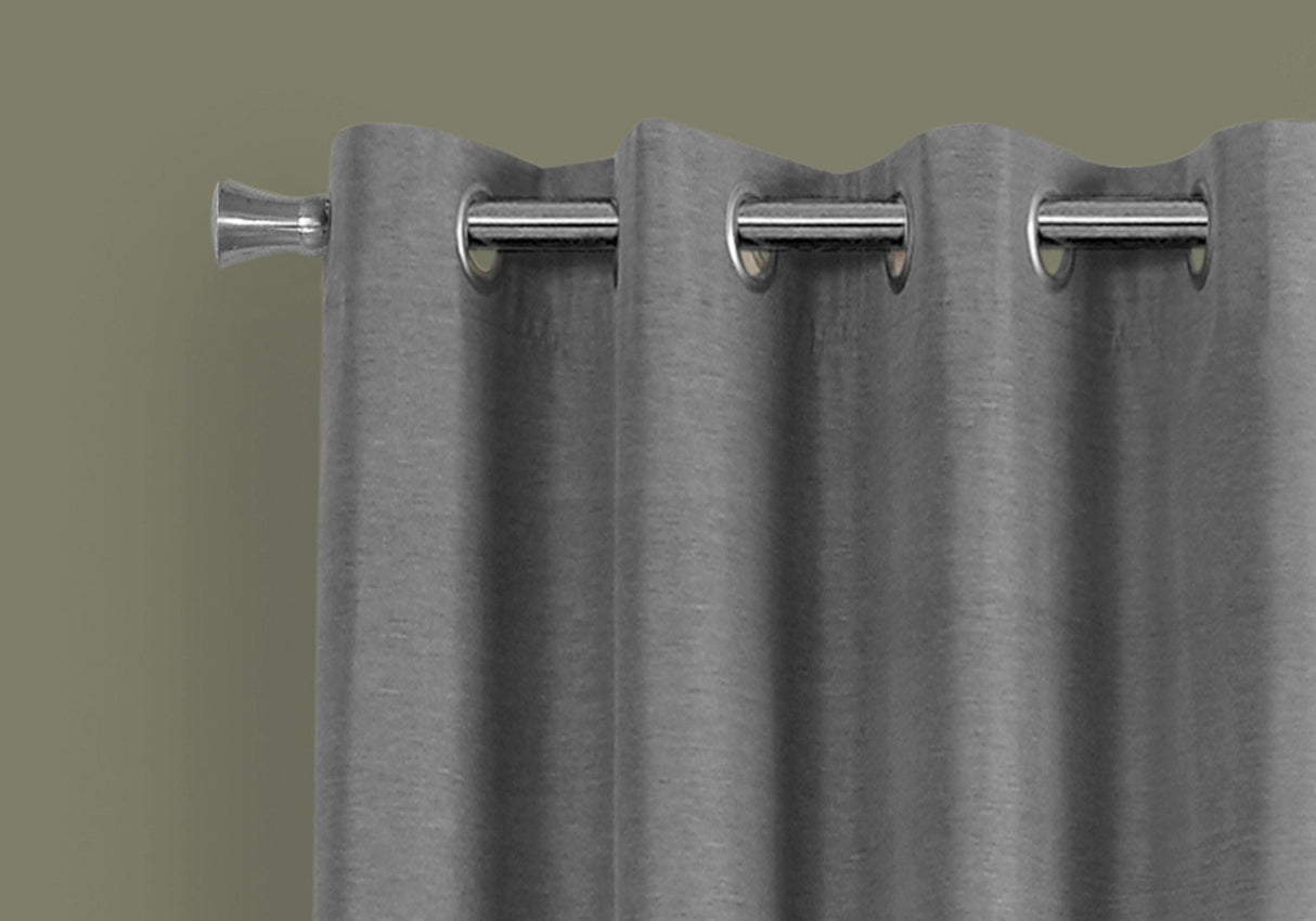 2 Pieces Set, Curtain Panel, Room Darkening, Grommet, Contemporary & Modern by Couch.com