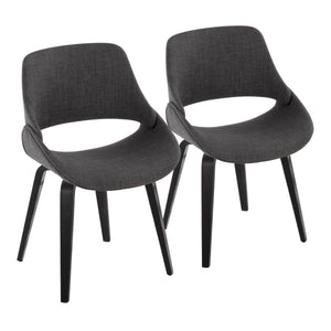 Fabrico - Mid Century Modern Comfortable Design Dining Chair (Set of 2) by Couch.com
