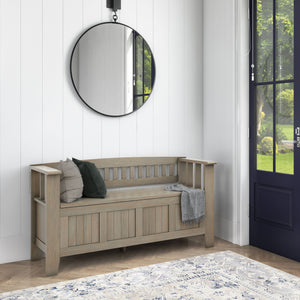 Acadian - Entryway Storage Bench, Handcrafted by Couch.com
