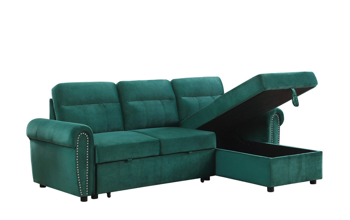 Ashton - Reversible Sleeper Sectional Sofa Chaise by Couch.com