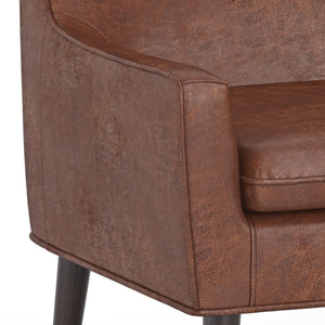 Robson - Accent Chair - Distressed Saddle Brown by Couch.com