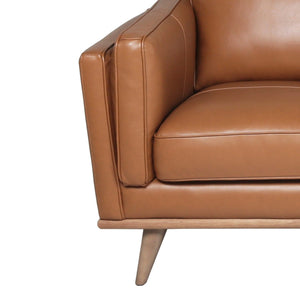 Modern Leather Sofa - Caramel by Couch.com