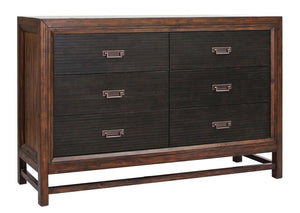Branson - 6 Drawer Dresser, Two Tone - Brown by Couch.com