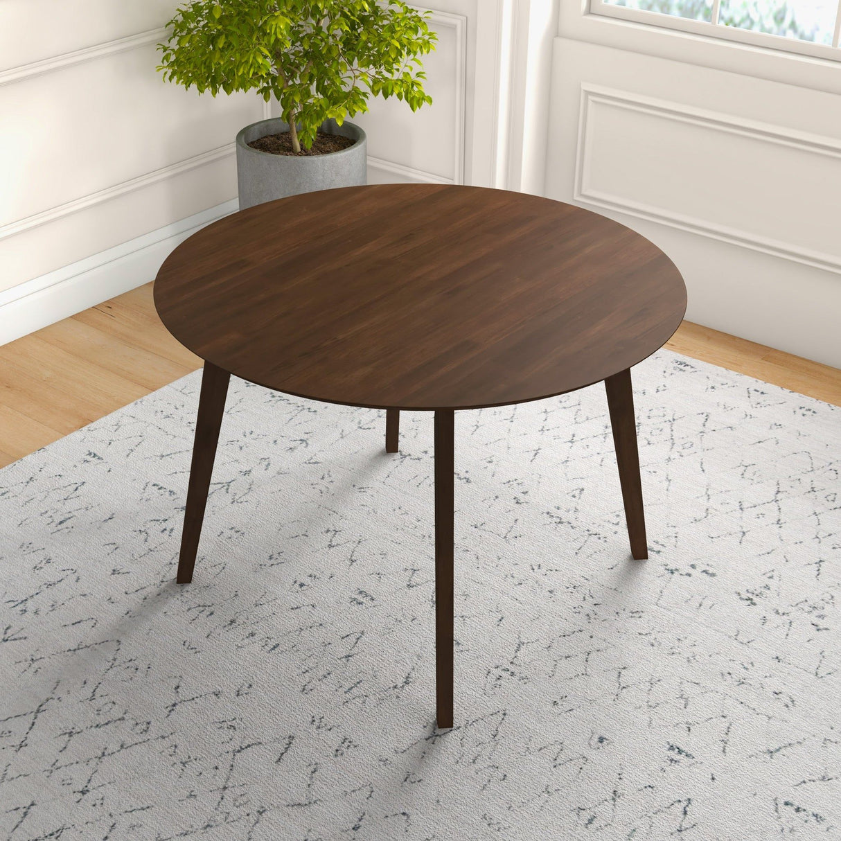 Lara - Dining Table (Walnut) - Brown by Couch.com
