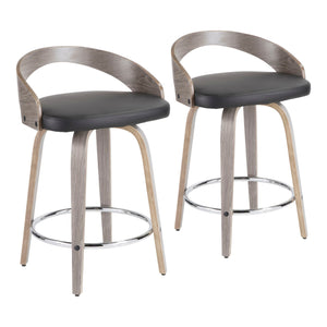 Grotto - Mid-Century Modern Stool (Set of 2) by Couch.com