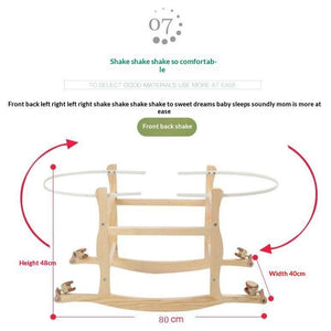 Portable Baby Bassinet Woven From Corn Husks