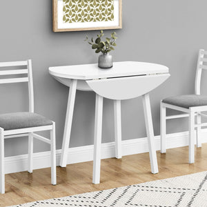 3 Pieces Dining Table Set, Small, Drop Leaf, Contemporary & Modern