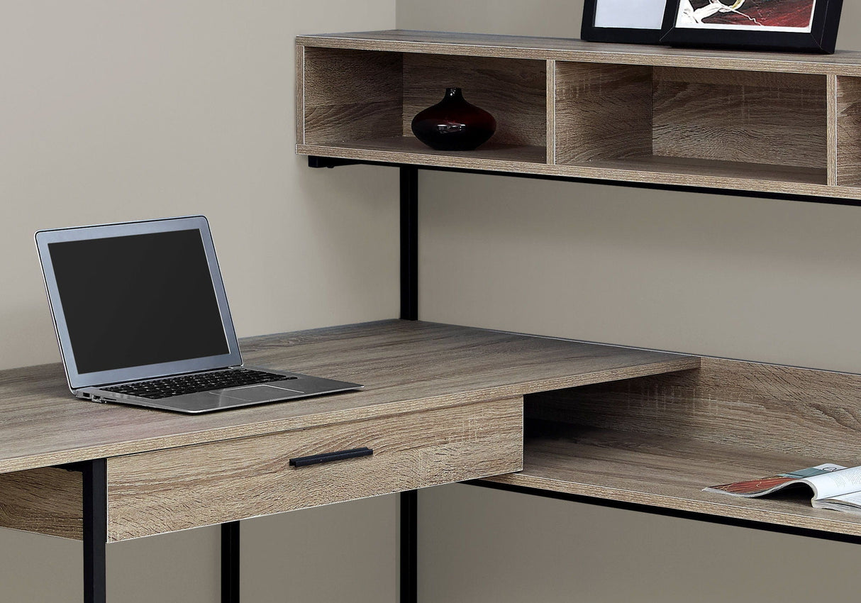 Computer Desk, Home Office, Corner, Storage Drawers, L Shape, Laptop, Contemporary & Modern by Couch.com