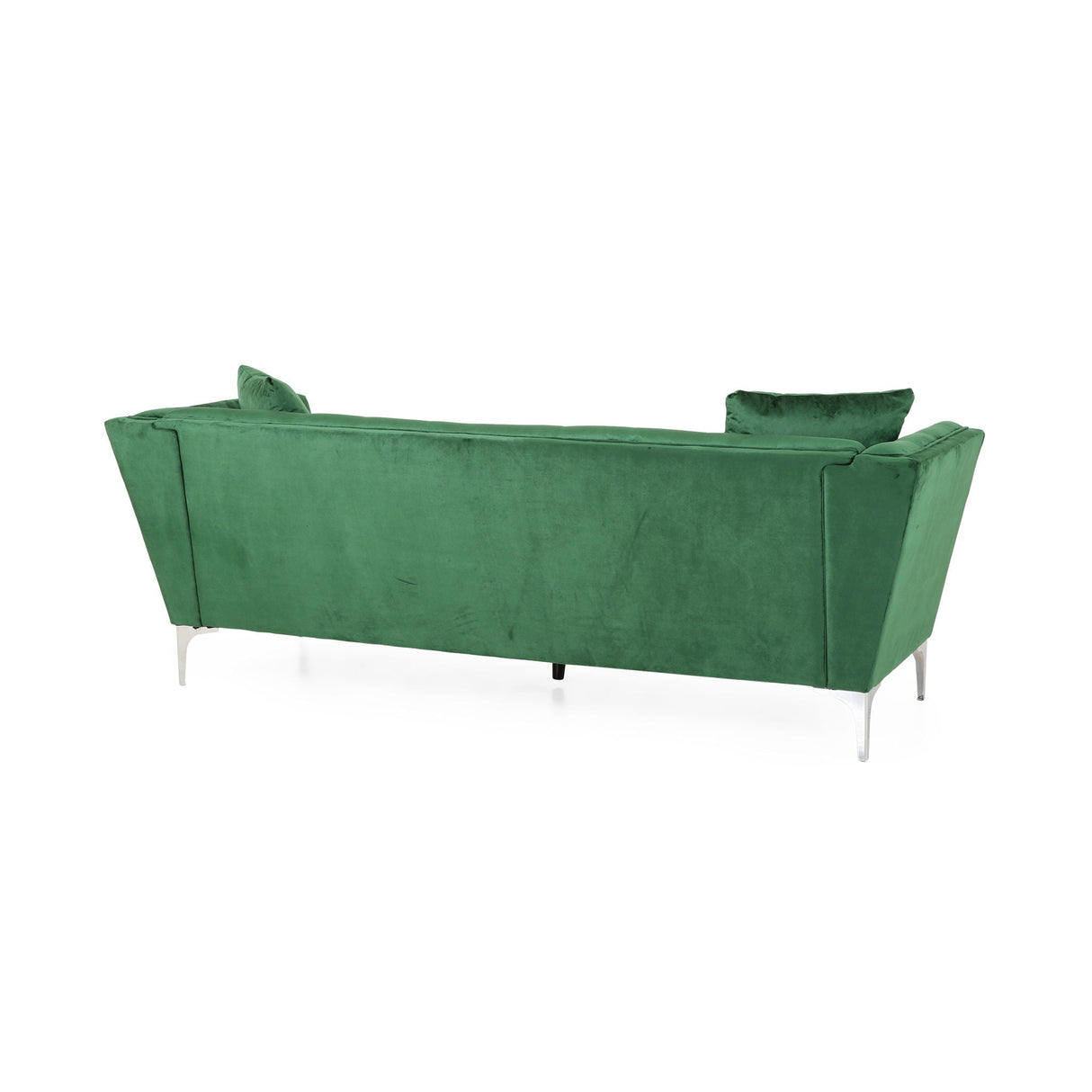 Comfy 3 Seat Sofa With Metal Legs, Modern For Living Room And Study - Emerald by Couch.com