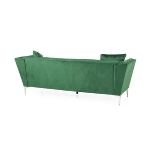 Comfy 3 Seat Sofa With Metal Legs, Modern For Living Room And Study - Emerald by Couch.com