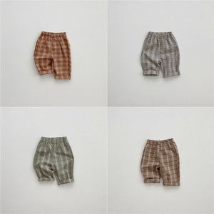 Men's Treasure Babies' Trousers Plaid Pants Leisure