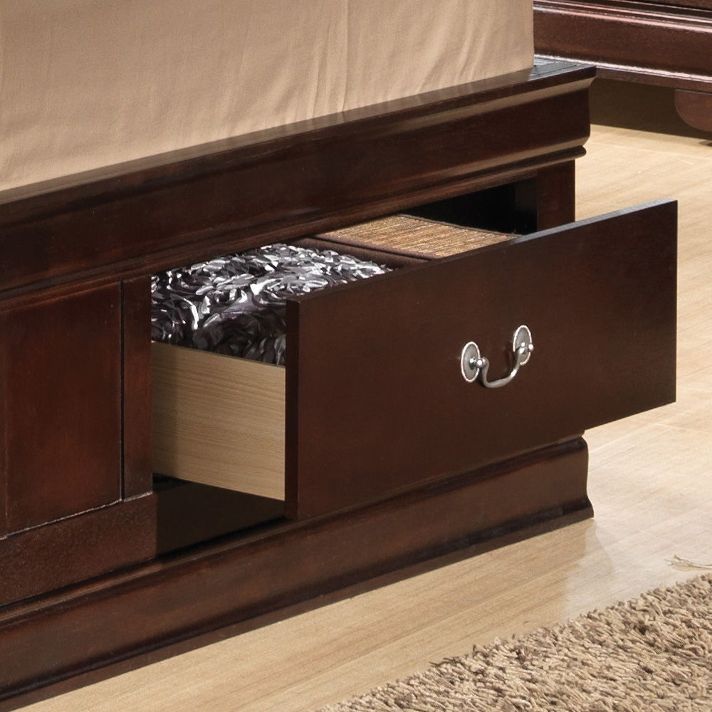 Louis Phillipe - Bookcase Storage Bed by Couch.com