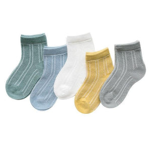 5Pairs 0-2Y Infant Baby Socks Baby Socks for Girls Cotton Mesh Cute Newborn Boy Toddler Socks Baby Clothes Accessories